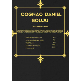 Degustační menu Cognac Daniel Bouju